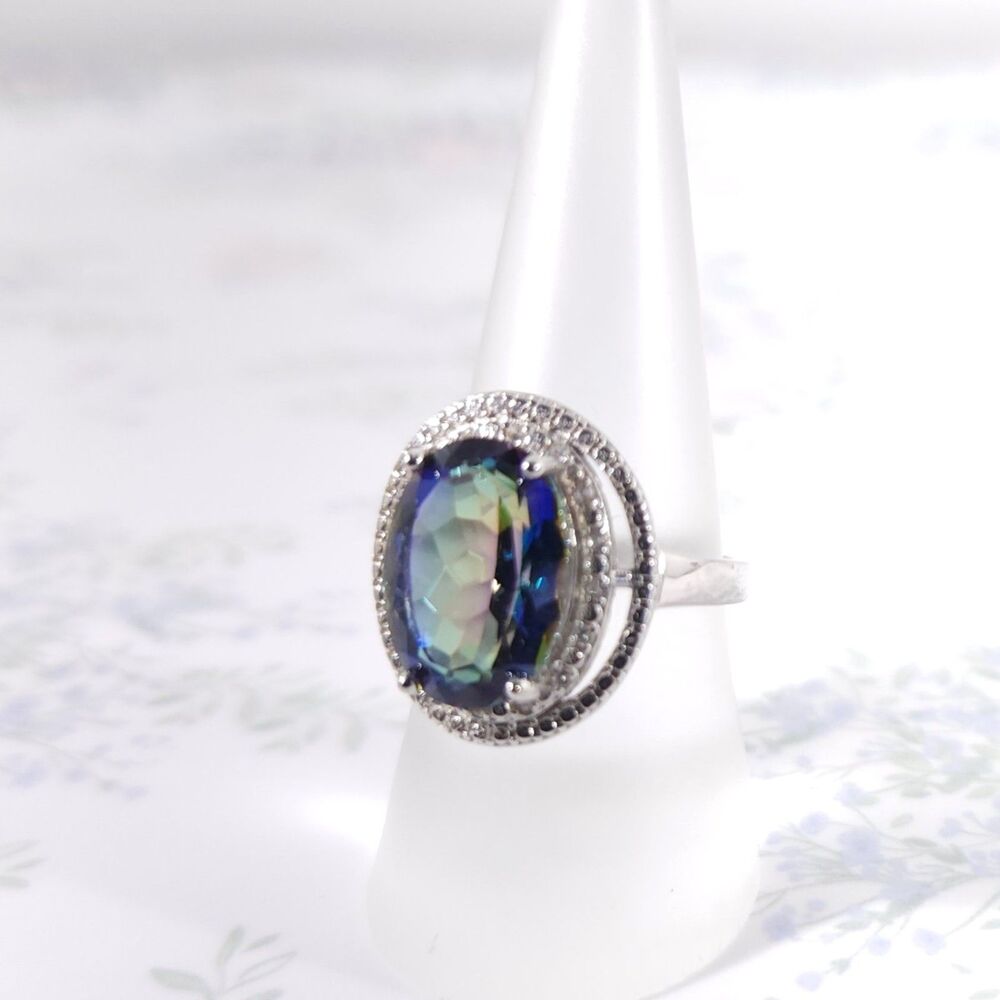 Mystic Gemstone Ring 6.2 Carats Size 7 - Picture 3 of 8